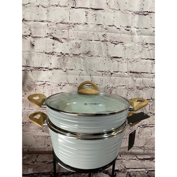 Master Class 4 Pc. Cookware Set Gray W/shimmer interior - Picture 8 of 9